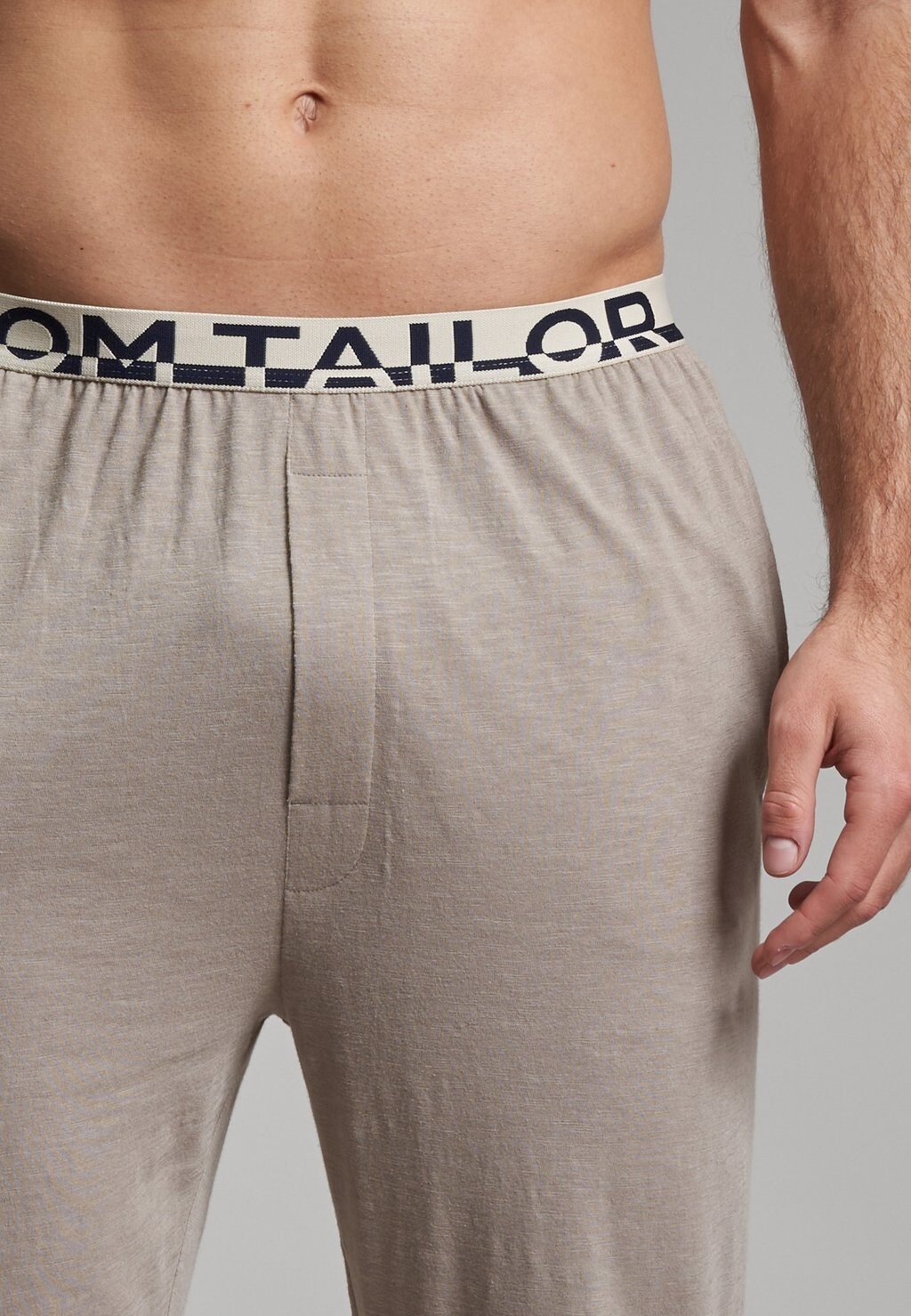 

Пижамные штаны LANGE TOM TAILOR, цвет Mottled Grey