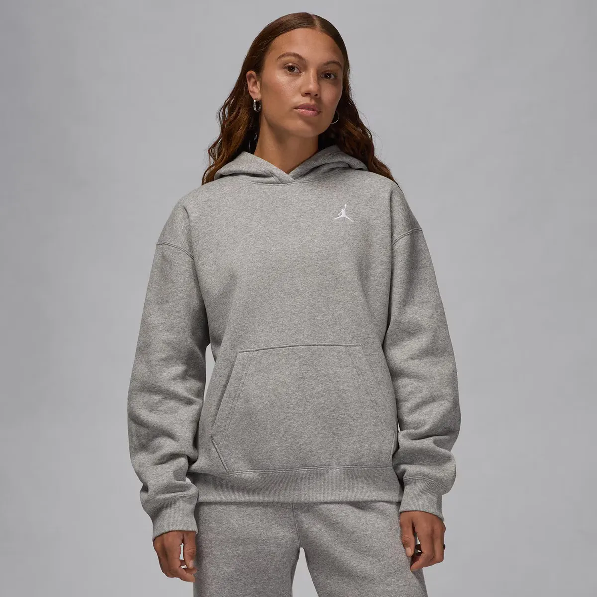 

Женская толстовка Brooklyn Fleece Jordan Nike, серый