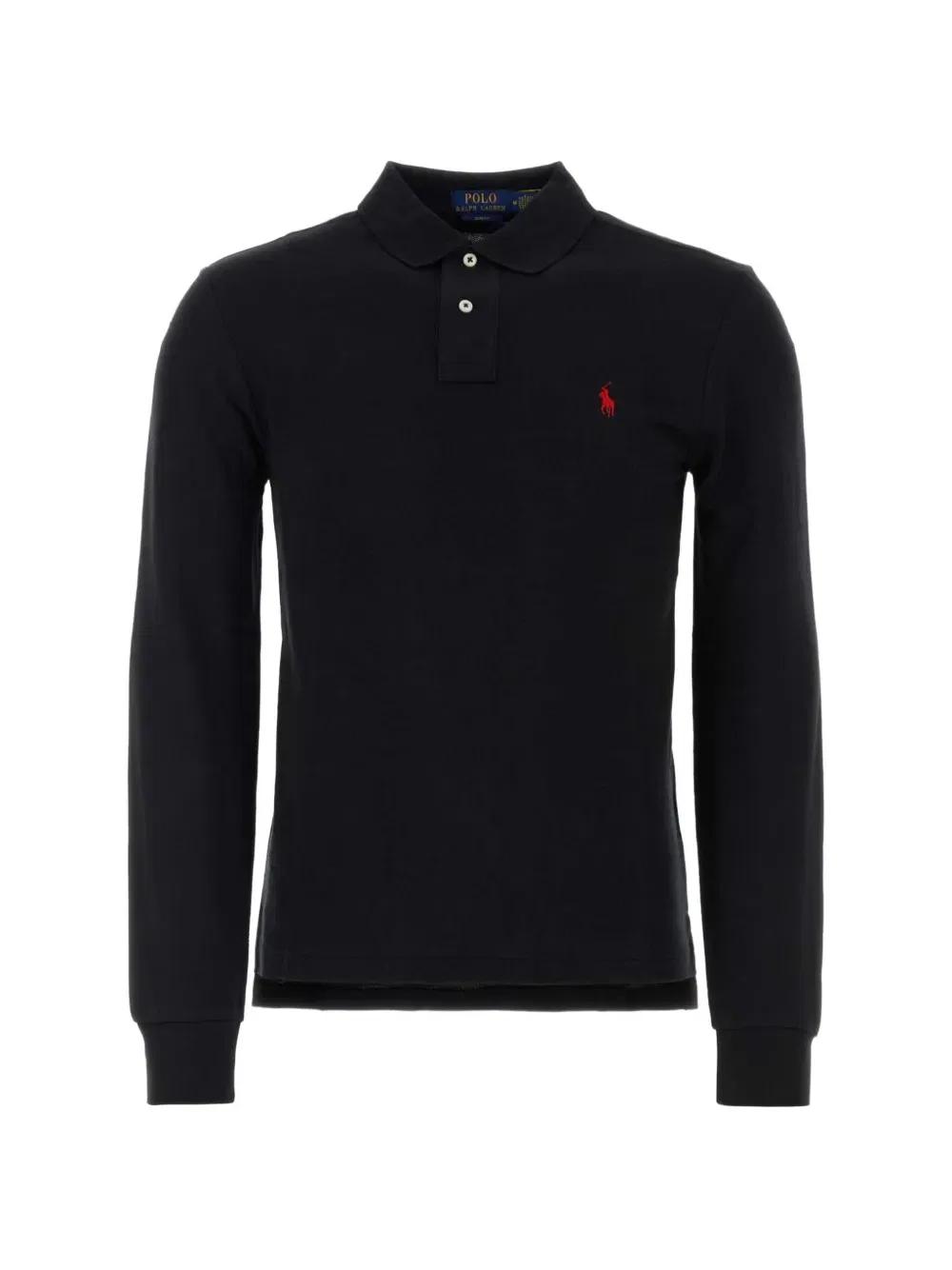 Рубашка-поло с длинными рукавами Polo Ralph Lauren, черный