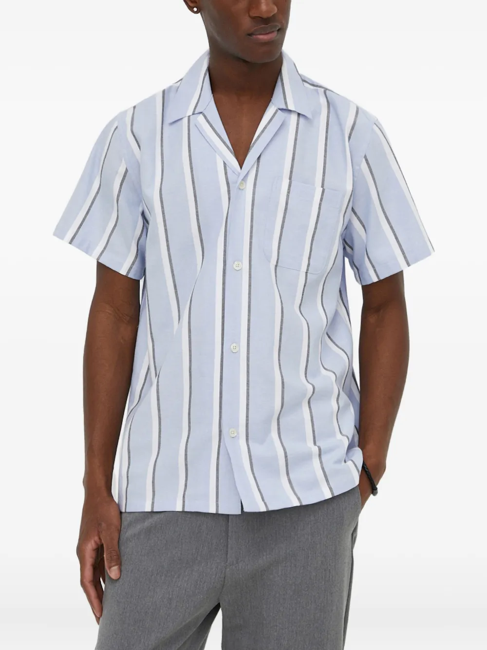 

Рубашка в полоску Lawson Les Deux, синий