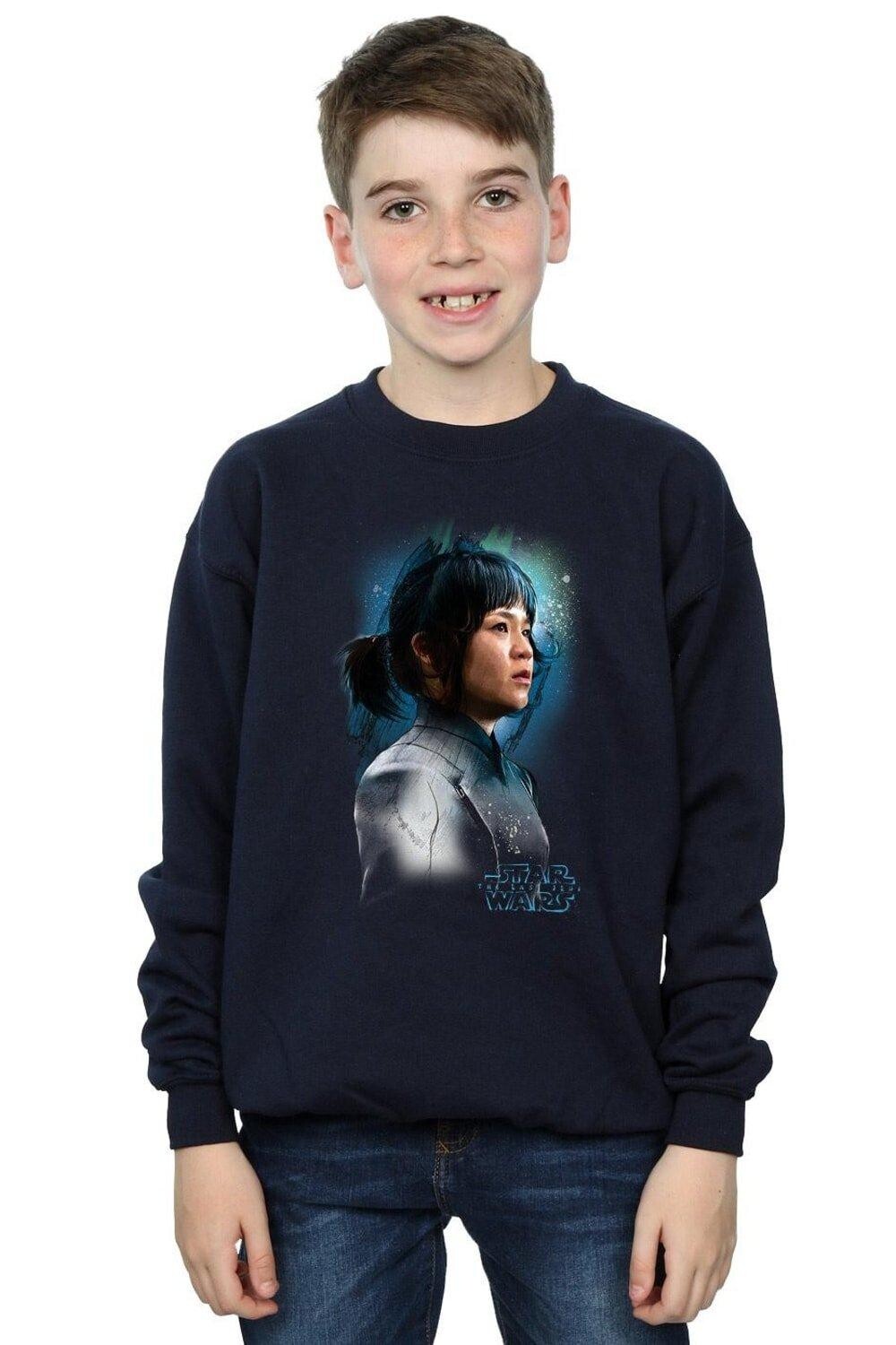 

Свитшот с начесом The Last Jedi Rose Tico Star Wars, темно-синий