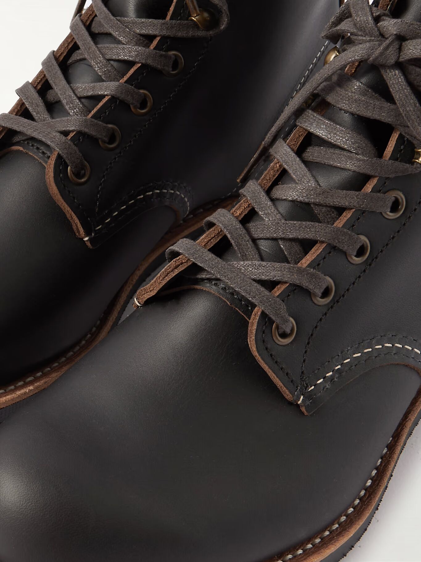 3345 Кузнечные кожаные ботинки RED WING SHOES, черный