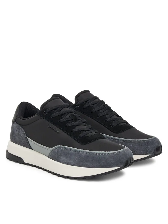 Calvin Klein Низкие кроссовки на шнуровке Repreve Mix HM0HM01714, черные — фото 2