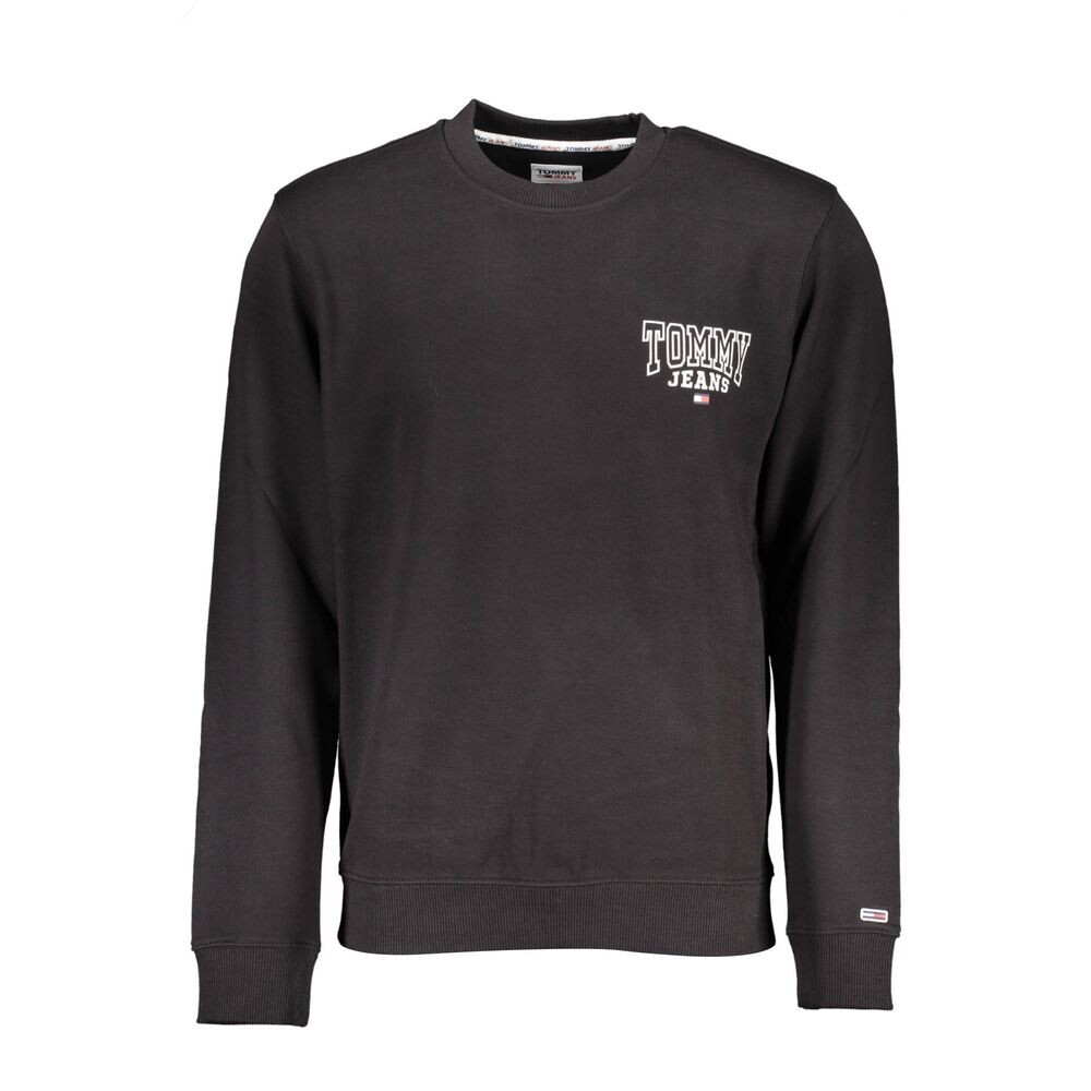 

Черный хлопковый мужской свитер Tommy Hilfiger