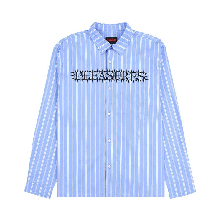

Рубашка Pleasures Fetch Long-Sleeve Shirt, Blue
