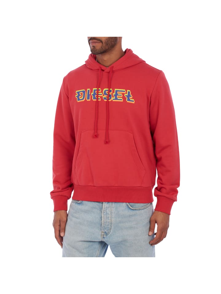 

Толстовка красного цвета Diesel, Красный, Толстовка красного цвета Diesel