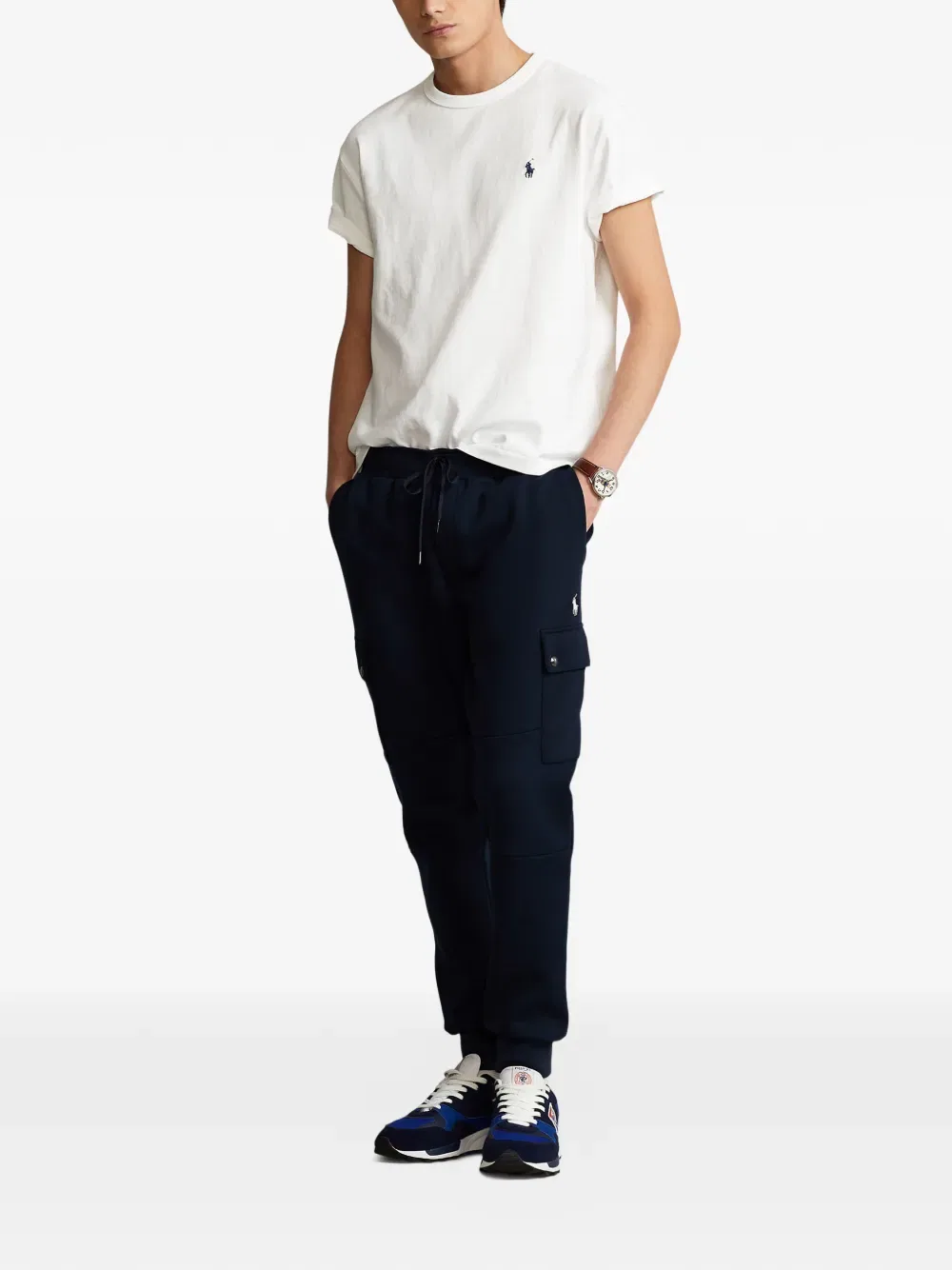 Футболка с логотипом на груди Polo Ralph Lauren, белый — фото 2