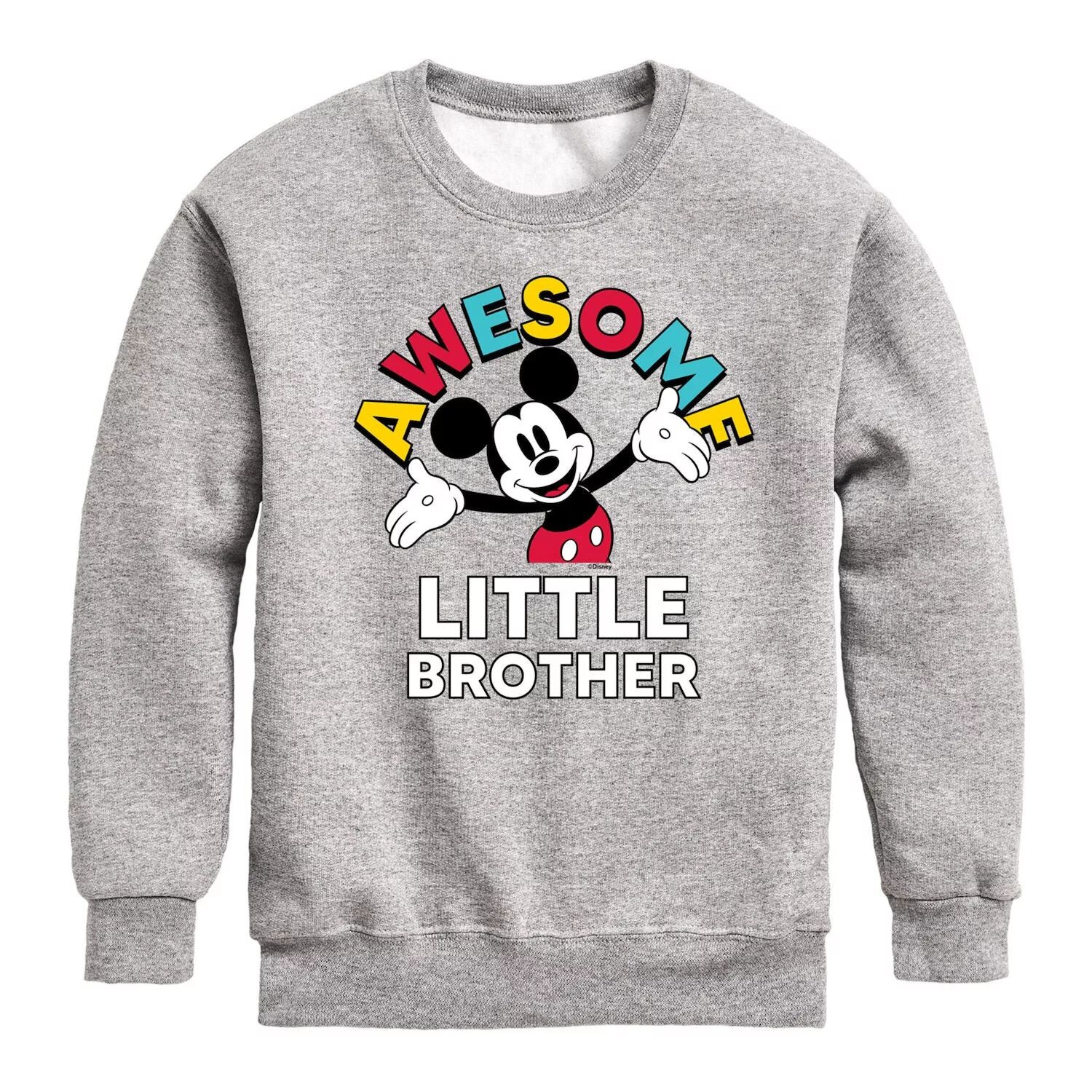 

Флисовый свитшот с Микки Маусом Disney's для мальчиков 8–20 лет Little Bro Licensed Character