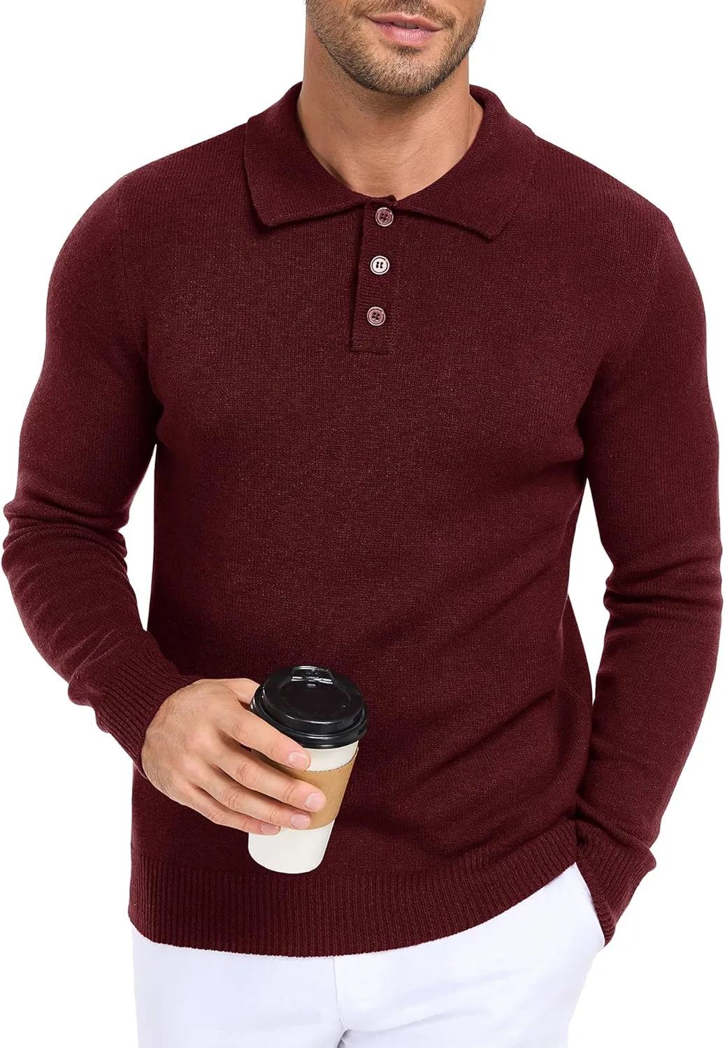 

Мужской вязаный свитер с длинным рукавом, мягкий, casual, regular fit, размеры S-2XL TUREFACE