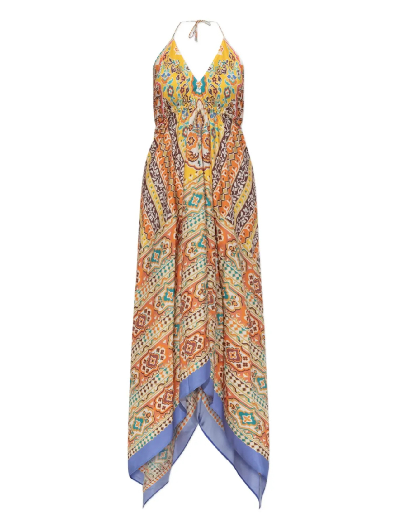 

Платье ETRO с узором на шее и халтером, оранжевый