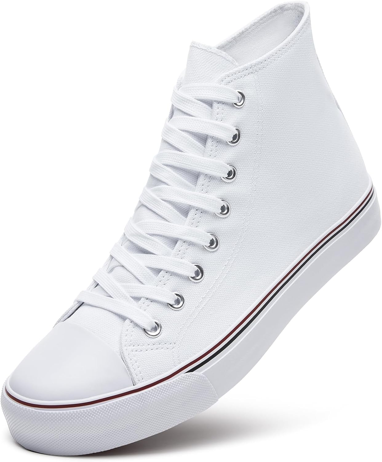 

Мужские высокие кеды ZGR из холста с шнуровкой, классические повседневные прогулочные туфли, белый