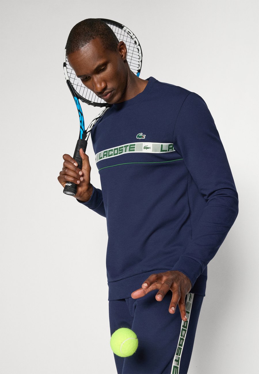 Толстовка Lacoste Sport TENNIS, Navy Blue/Dark Blue — фото 4