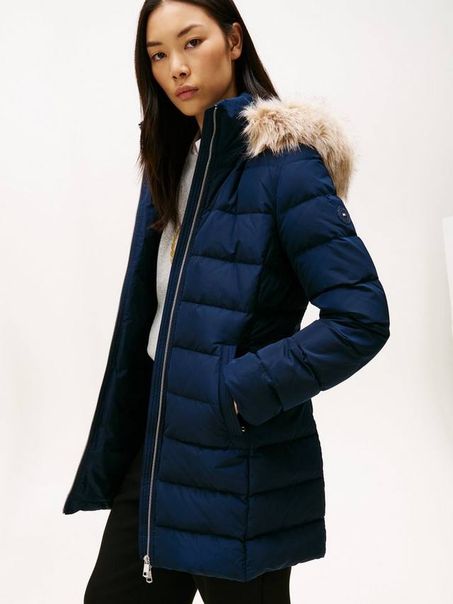 Водоотталкивающая пуховая куртка Tommy Hilfiger, Dark Night Navy — фото 3
