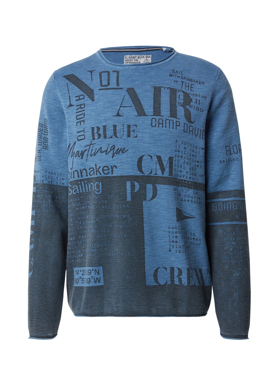 

Свитер CAMP DAVID, цвет Smoke blue/Dark blue
