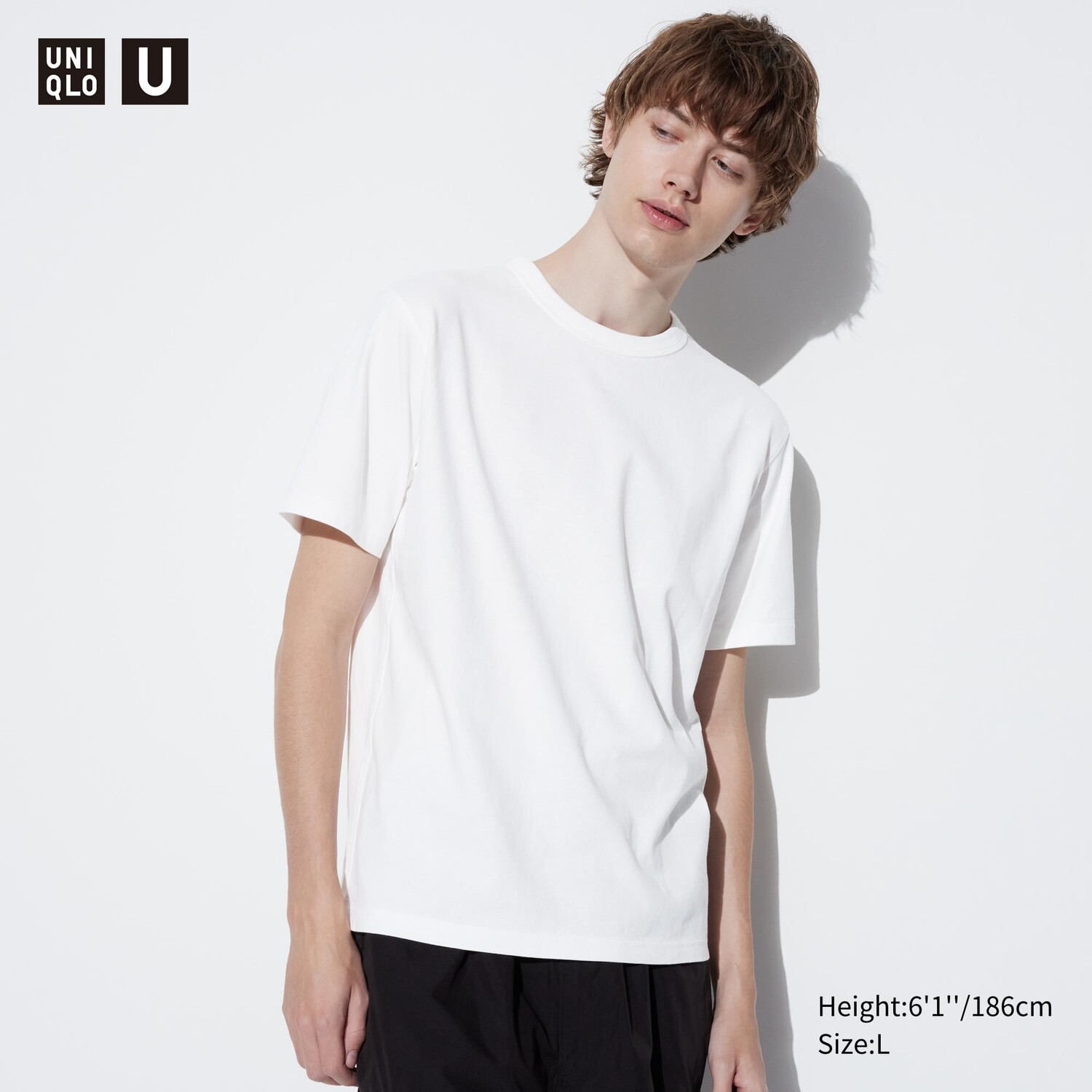 

Футболка U-образной формы Uniqlo, белый