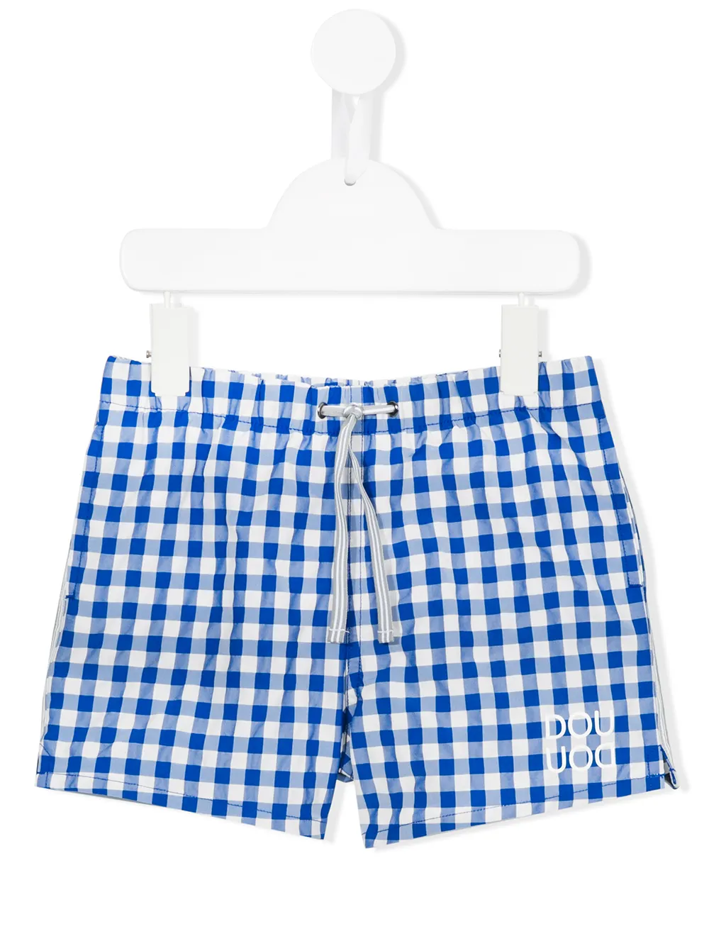 

Шорты для плавания в клетку Douuod Kids, синий