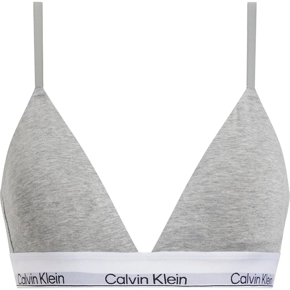 

Бюстгальтер Calvin Klein Triangle Modern, серый