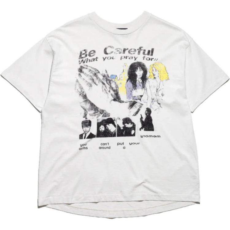 

Футболка Enfants Riches Déprimés Be Careful What You Pray For ENFANTS RICHES DEPRIMES, слоновая кость