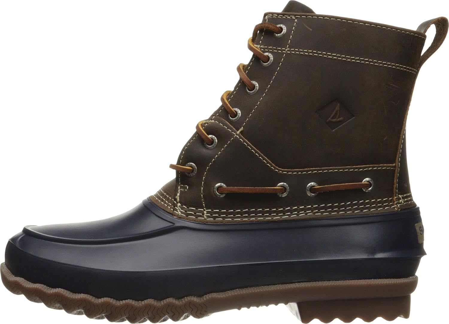 Мужские дождевые сапоги Sperry Top-Sider Decoy, синий/бежевый/темно-синий — фото 2