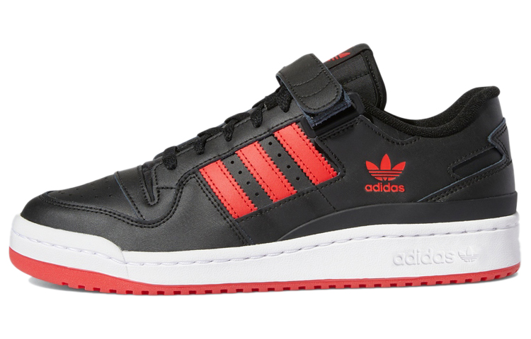 Кроссовки Adidas Forum Low 'Black Vivid Red'
