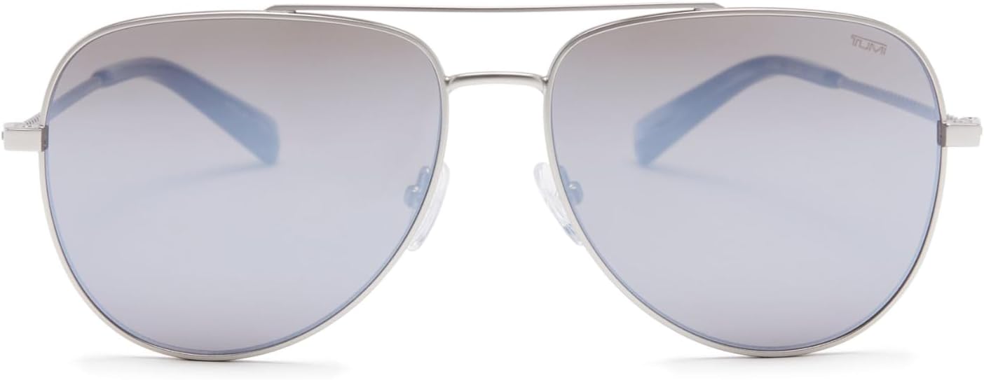 

Солнцезащитные очки-авиаторы TUMI - 008 унисекс - градиентные очки для женщин и мужчин - защита от УФ-излучения - высококачественный футляр для очков - 59 мм - серебристый