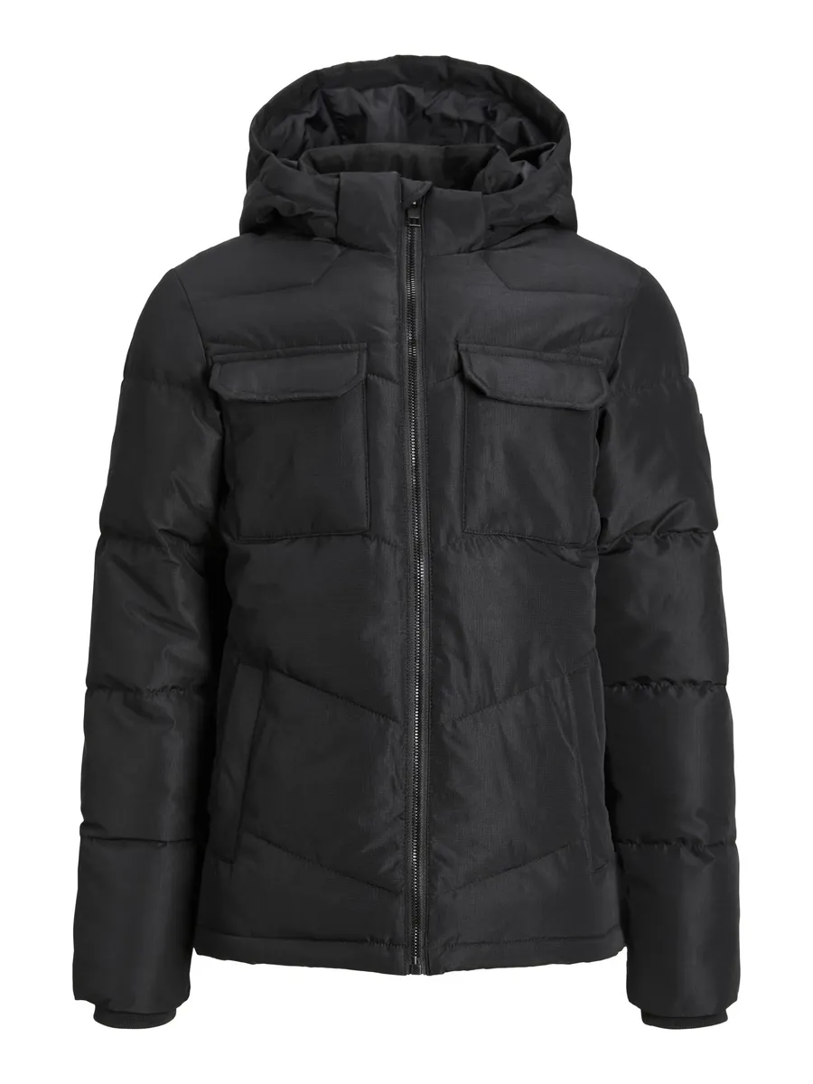 

Детская стеганая куртка Jack & Jones "JJMASON PUFFER JACKET JNR", с капюшоном Jack & Jones Junior, черный