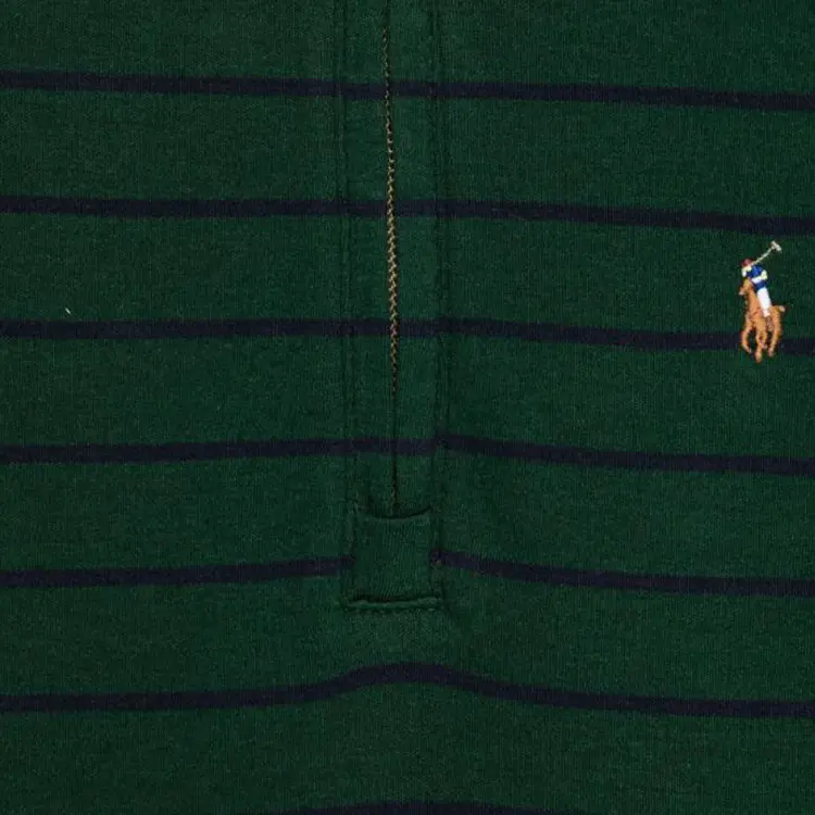 Футболка поло темно-зеленая детская Polo Ralph Lauren — фото 4