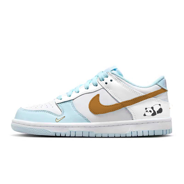 

Кроссовки Nike Dunk Skateboard Shoes Women's Low-Top Blue White, Синий, Кроссовки Nike Dunk Skateboard Shoes Women's Low-Top Blue White