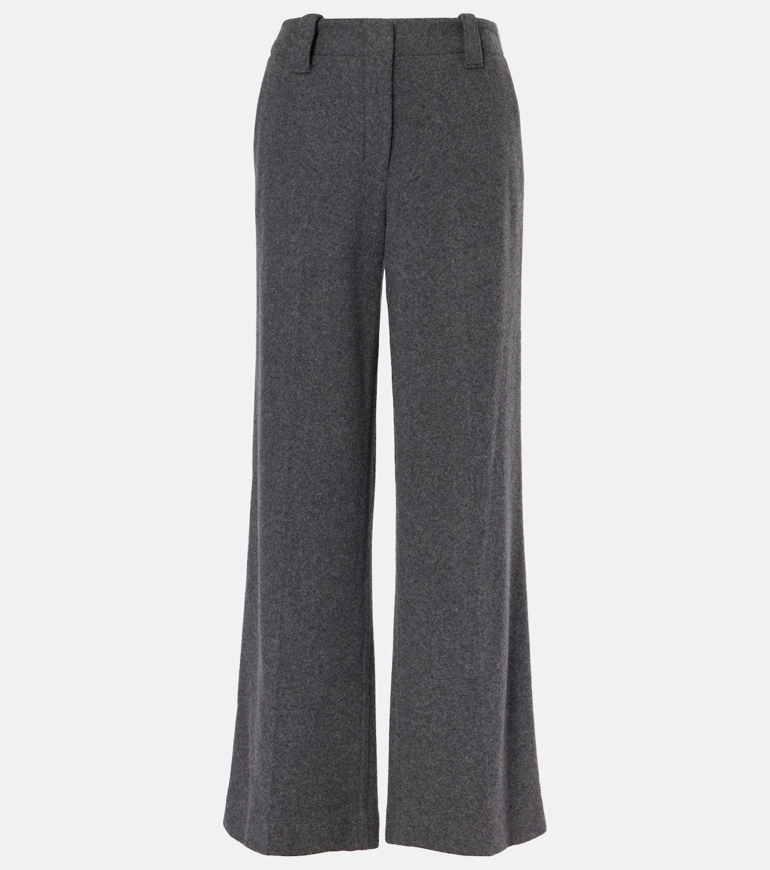 

Фиолетовые брюки средней посадки, широкие Proenza Schouler, Dark Grey Malange