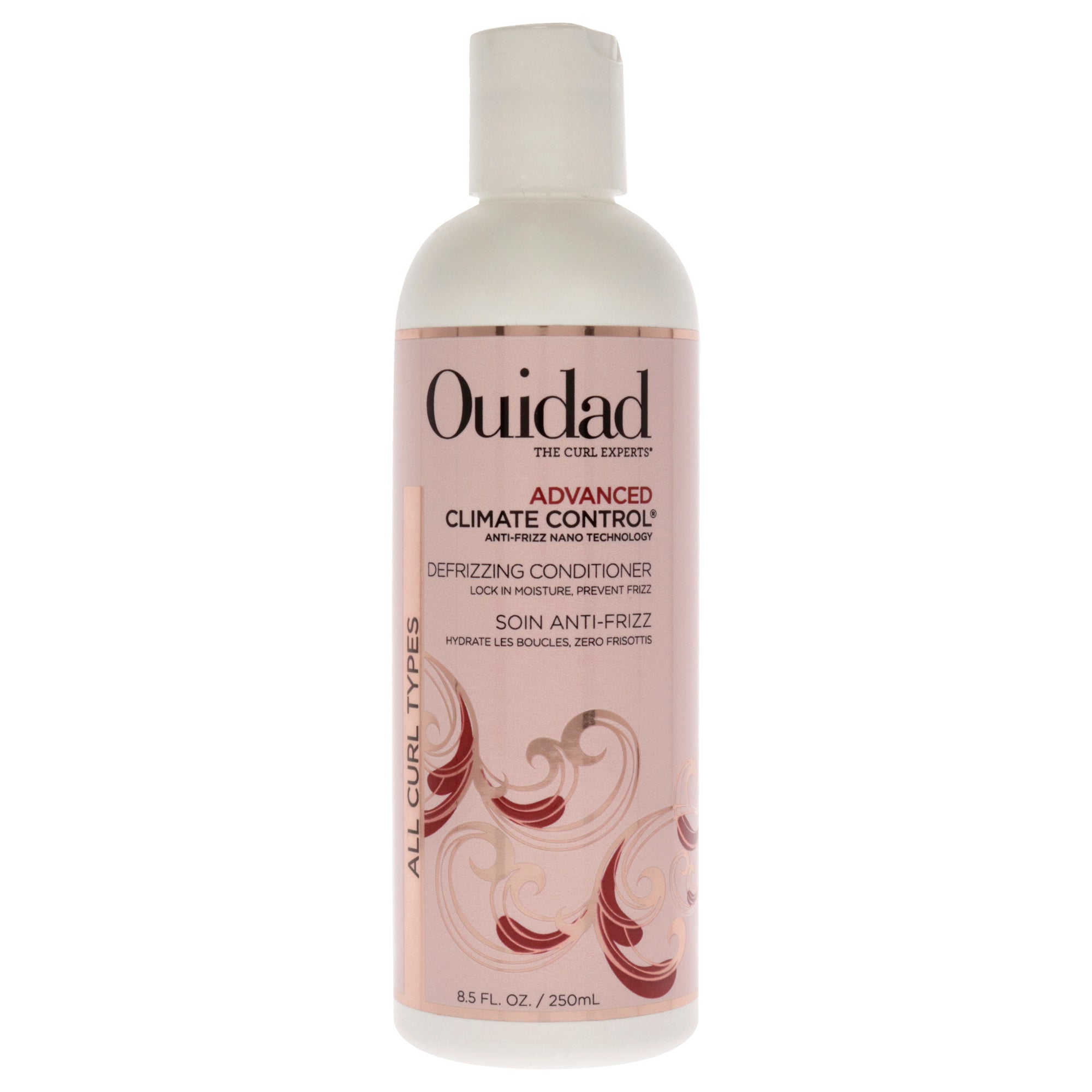 

Кондиционер для волос Ouidad Advanced Climate Control Defrizzing Conditioner для мужчин и женщин - 240 мл (8,5 унций), прозрачный