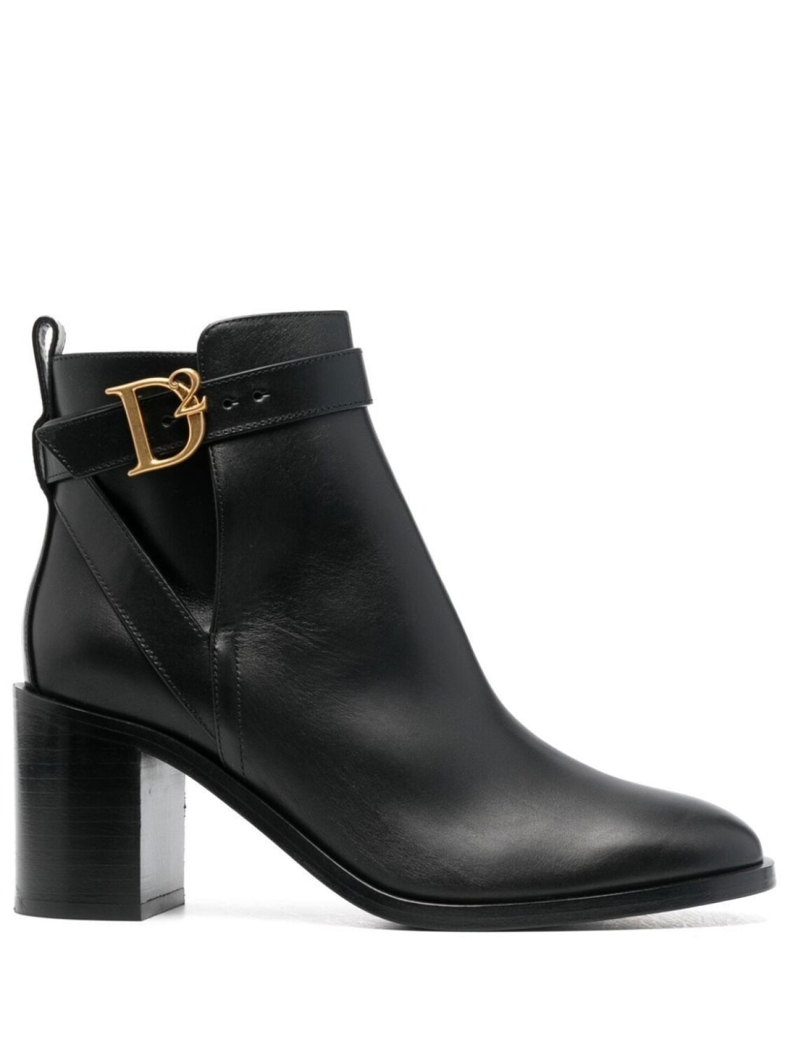 Dsquared2 ботильоны на высоком каблуке с логотипом, черный