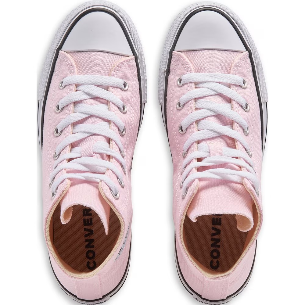 Детские кеды на толстой подошве Chuck Taylor All Star Lift высокие, большой размер Converse, sugar berry pink/white — фото 4