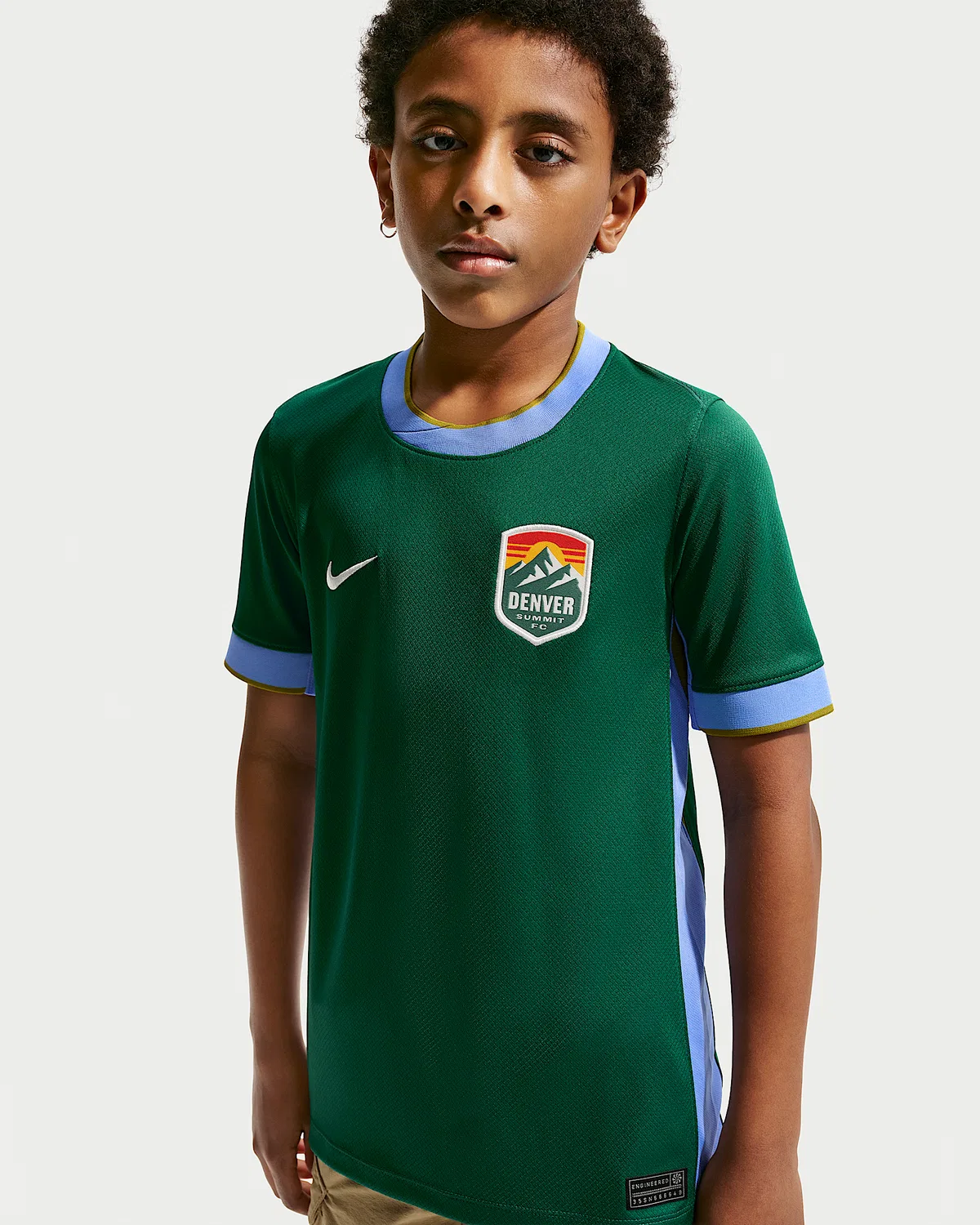 Большие детские Nike Dri-FIT Реплика Джерси Денвер ФК Стадион Эдишн, Legion Pine