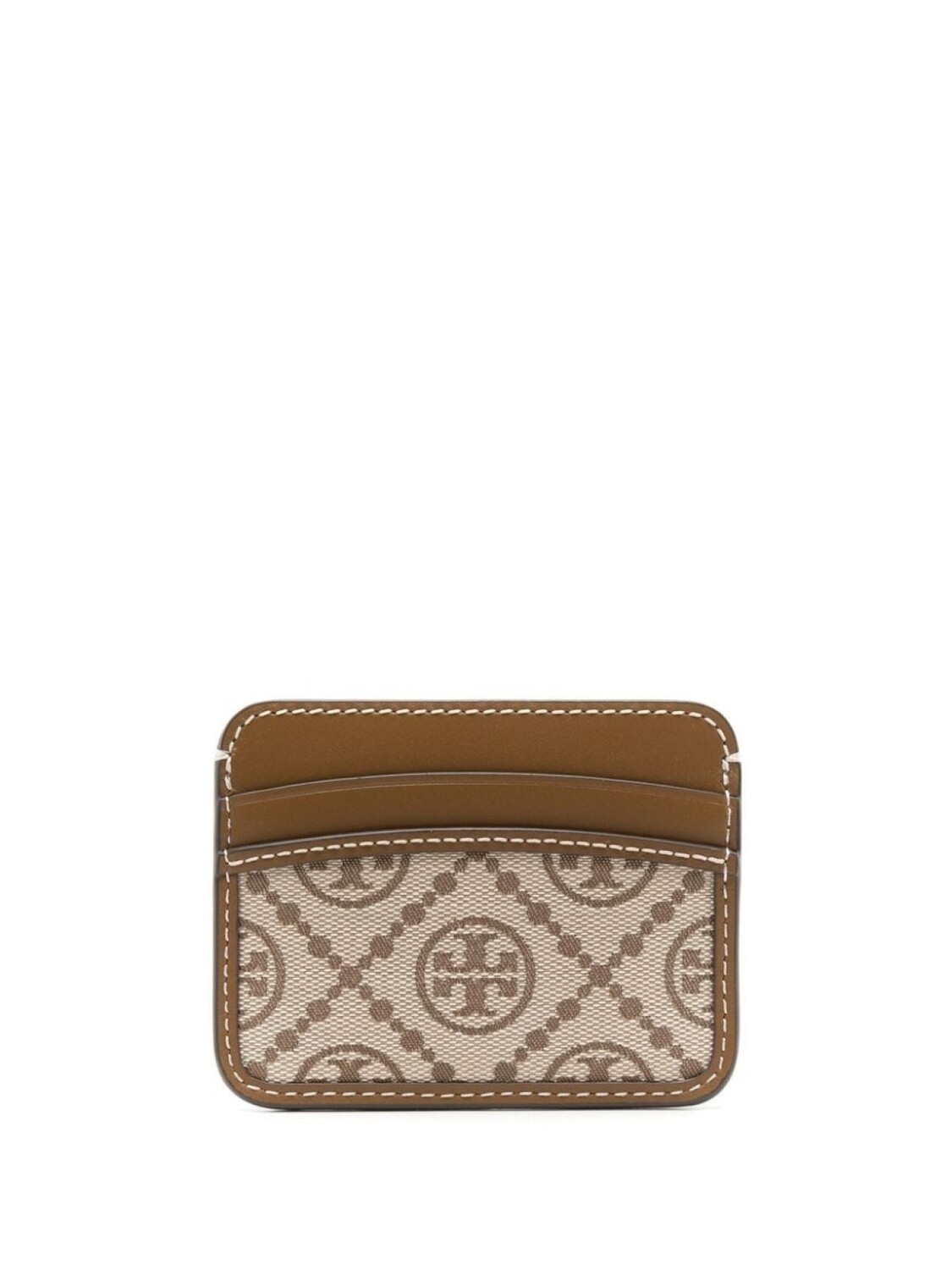 

Tory Burch картхолдер с монограммой, коричневый