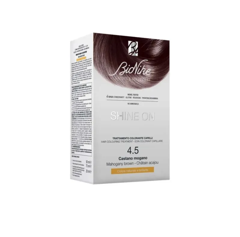 

Краска для волос Bionike Shine On 4.5 Mahogany Brown