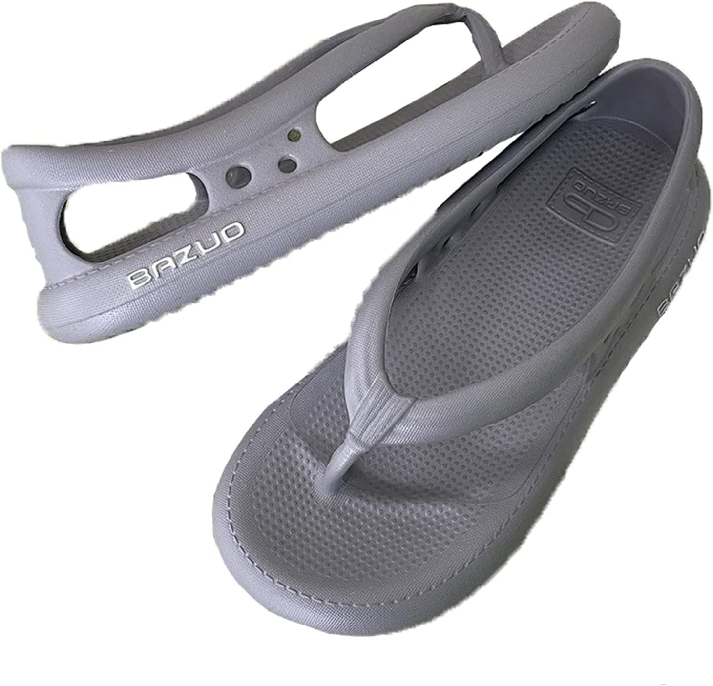 

Сандалии Bazuo, нескользящие шлепанцы Bazuo, новые летние пляжные унисекс шлепанцы 2023, удобные для ходьбы, для улицы, для пары, для ванной Generic, серый