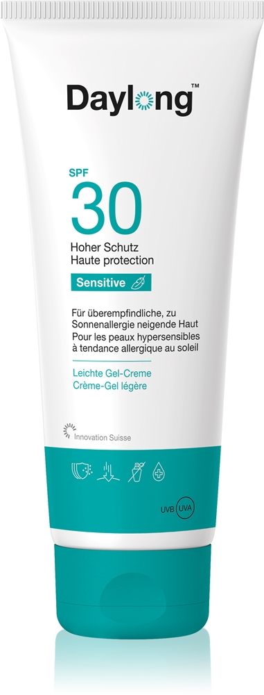 

Чувствительный гель-крем SPF30 с легкой текстурой гелевого крема для глаз для защиты от солнца Daylong, spf 30 200 мл
