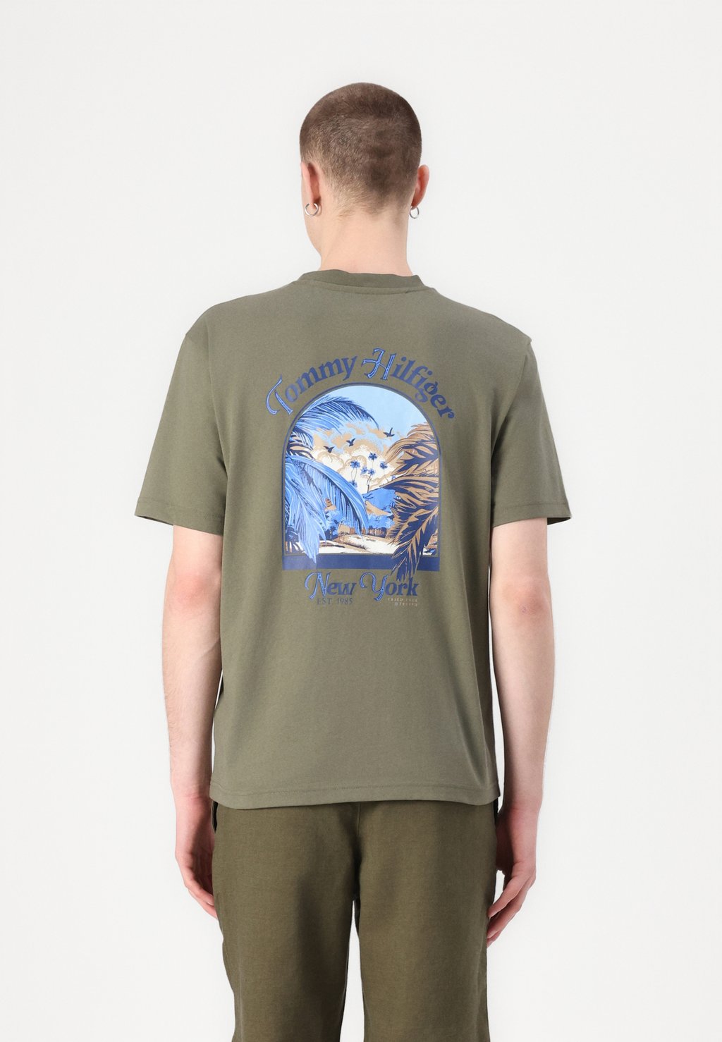 

Футболка с принтом SUMMER TEE Tommy Hilfiger, темно-зеленый