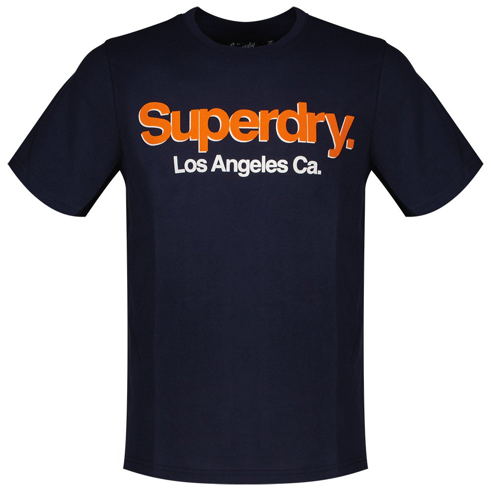 

Футболка с коротким рукавом Superdry Core Logo Classic Washed, синий