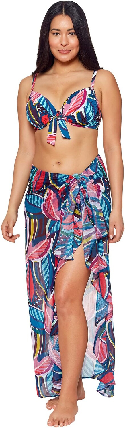 

Купальник Bleu Rod Beattie Absolutely Fabulous Chiffon Long Ruffle Sarong, разноцветный