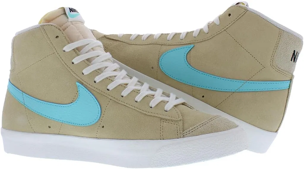 Кроссовки Nike Blazer Mid 77 Vintage, Desert Ore/Light Aqua-sail — фото 2