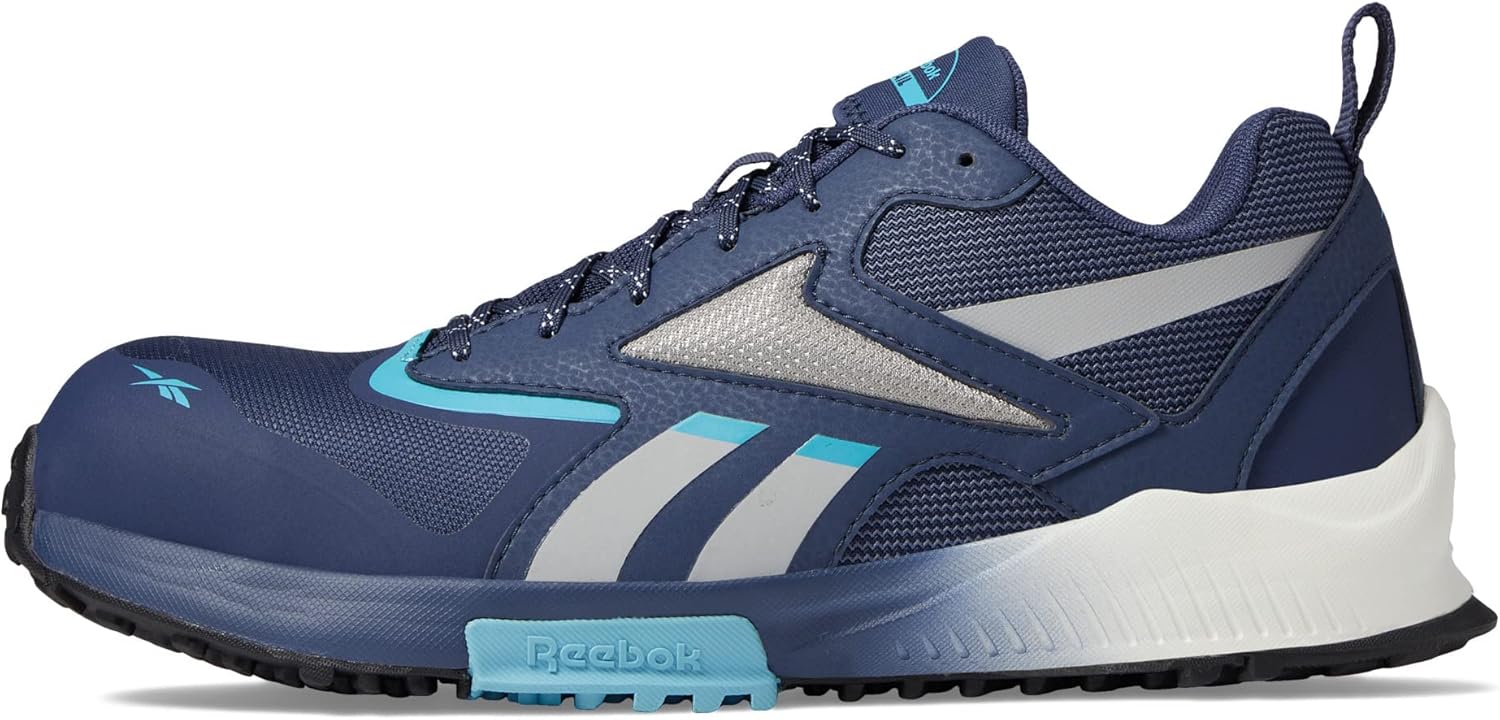 Мужские оксфорды Reebok Work Lavante Trail 2 с композитным носком, синий/серый/темно-синий — фото 4