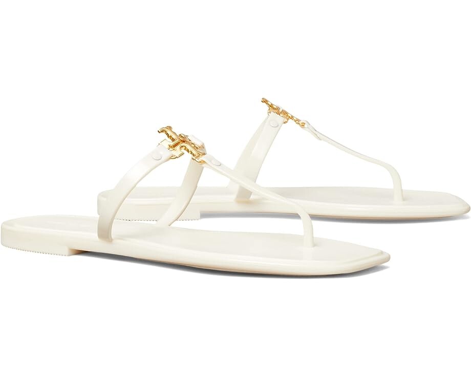 

Сандалии Tory Burch Roxanne Jelly, цвет Ivory/Gold