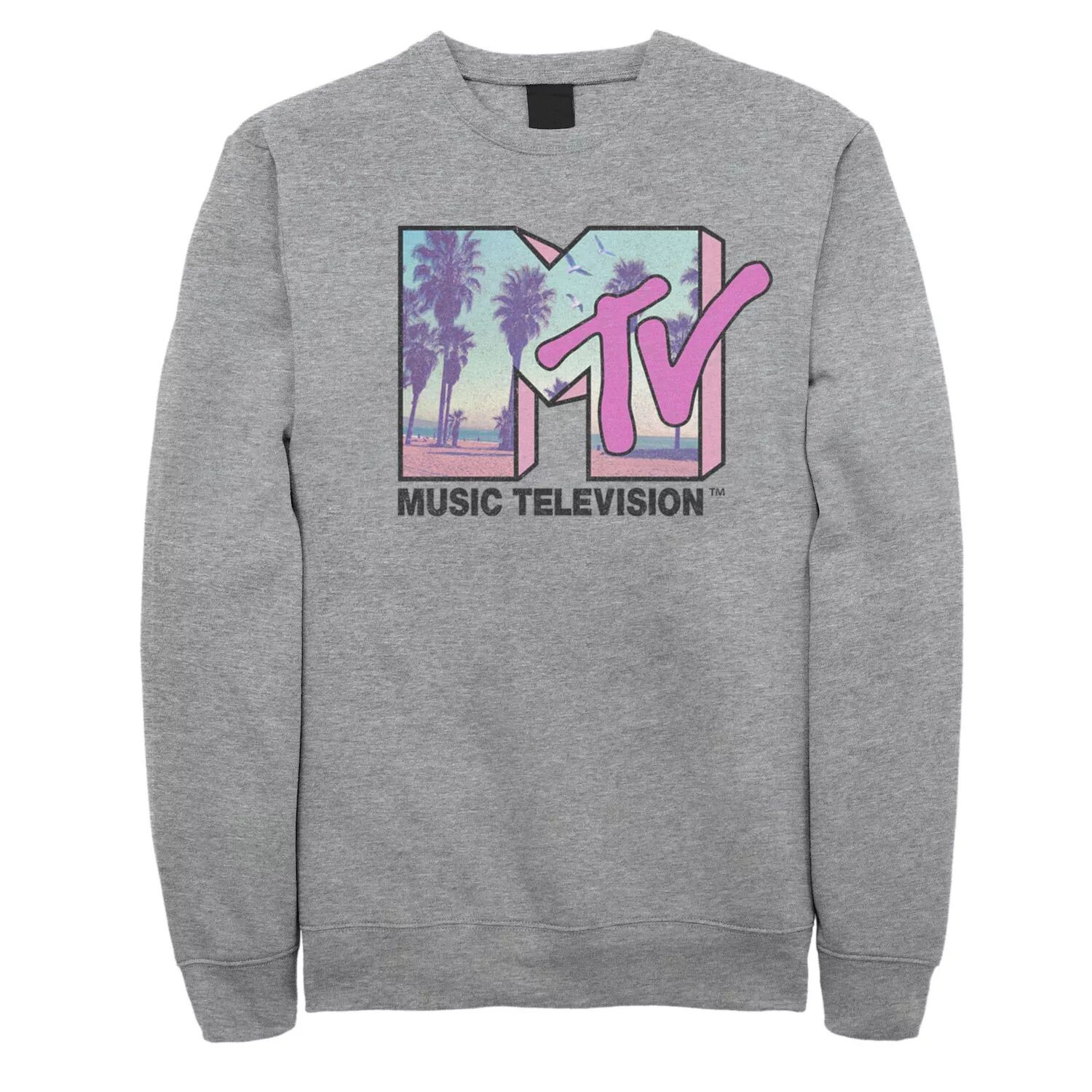 

Мужской свитшот с логотипом MTV Beach и пальмой Licensed Character