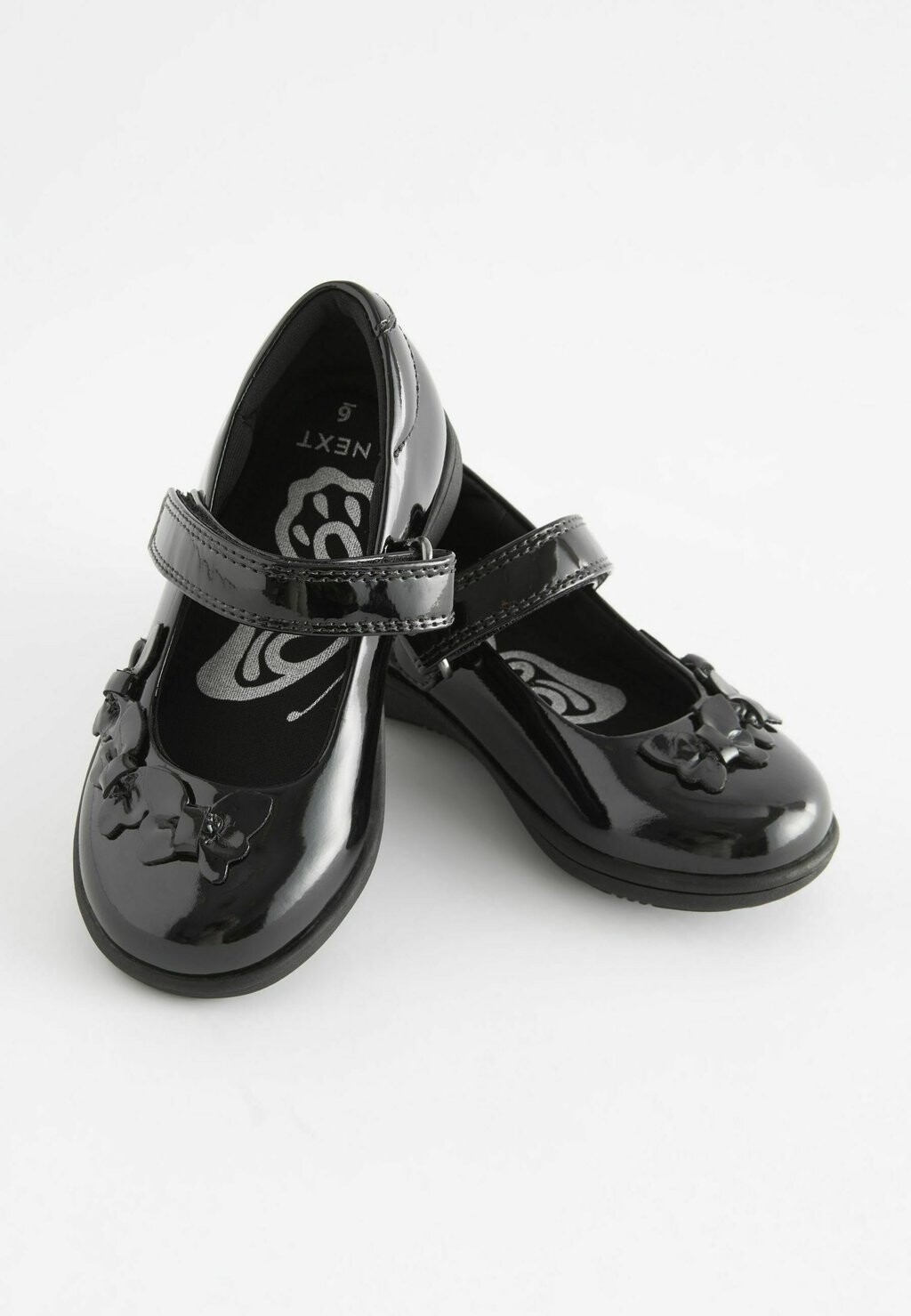 Балетки SCHOOL JUNIOR BUTTERFLY MARY JANE SHOESFIT (F) Next, цвет black patent — фото 2