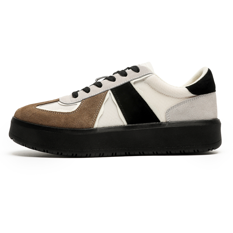 

Кроссовки Lu Teng Skateboarding Shoes Men Low-top White Brown, хаки