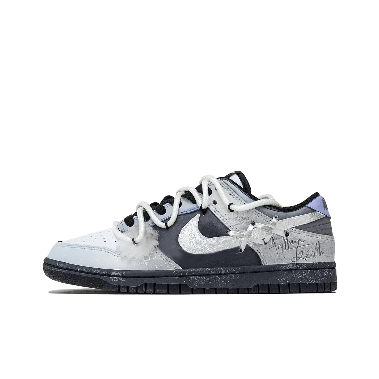 

Детские скейтерские кроссовки Dunk Grade School Nike, синий/белый