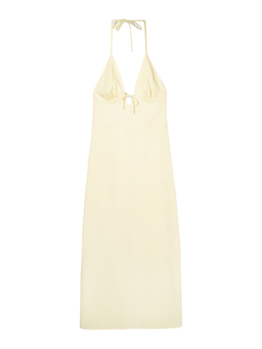 

Летнее платье Bershka, цвет Pastel yellow