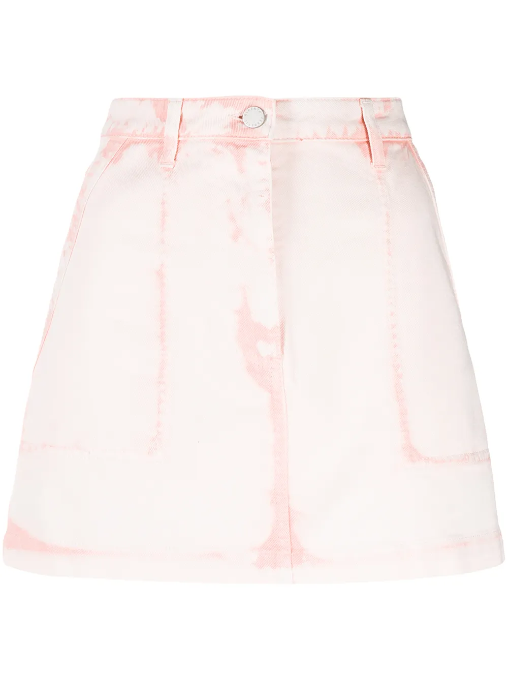 

Джинсовая мини-юбка Alberta Ferretti, розовый