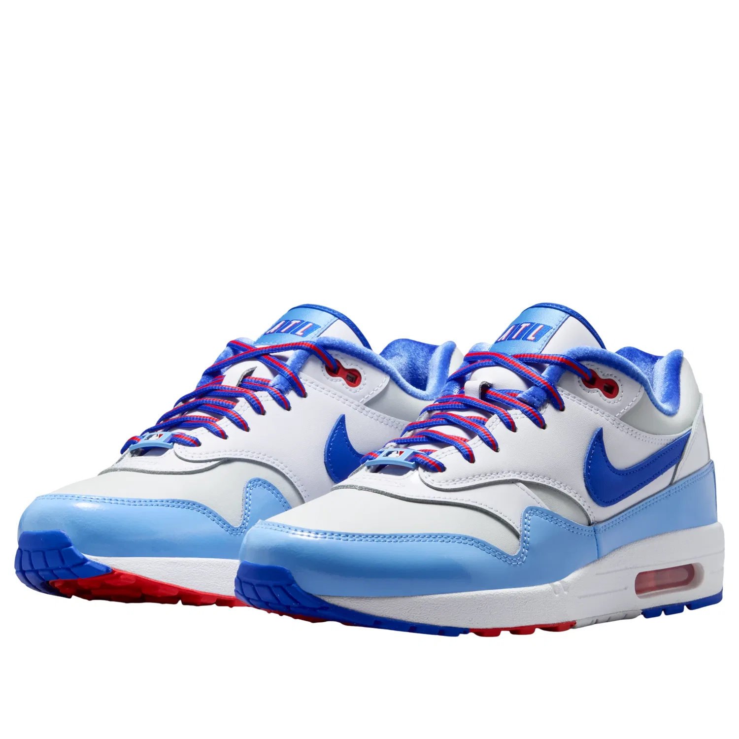 Кроссовки Nike Air Max 1 'Braves' IQ2932-100, синий — фото 4